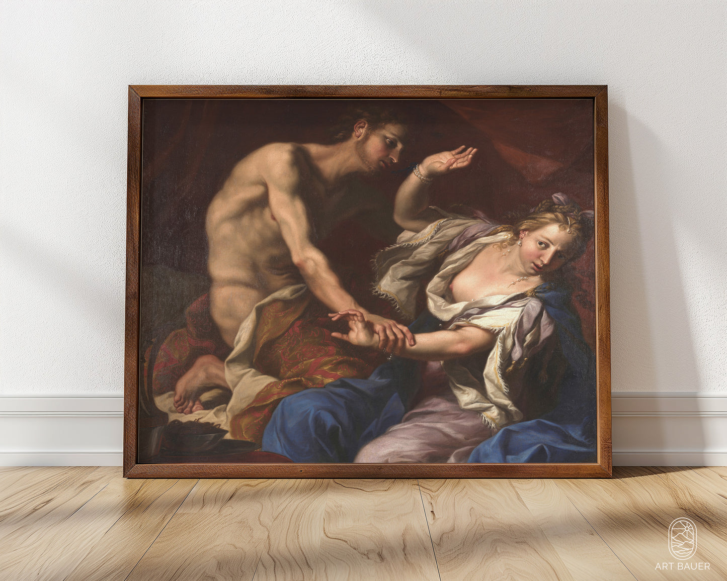 Amnon and Tamar | Framed Print | Guercino, 1650