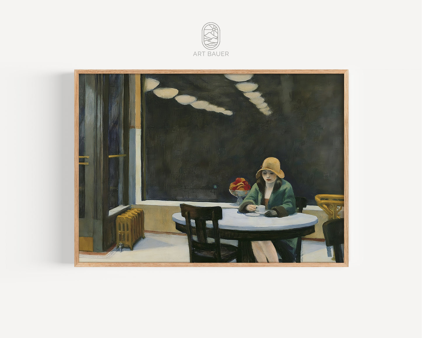 Automat | Framed Print | Edward Hopper, 1927