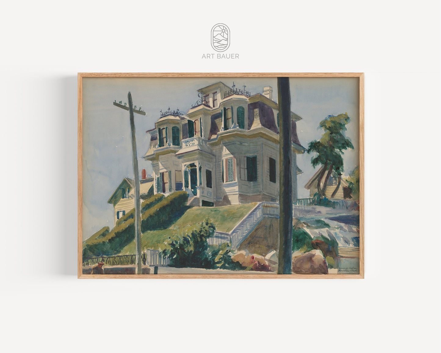 Haskell’s House | Framed Print | Edward Hopper, 1924