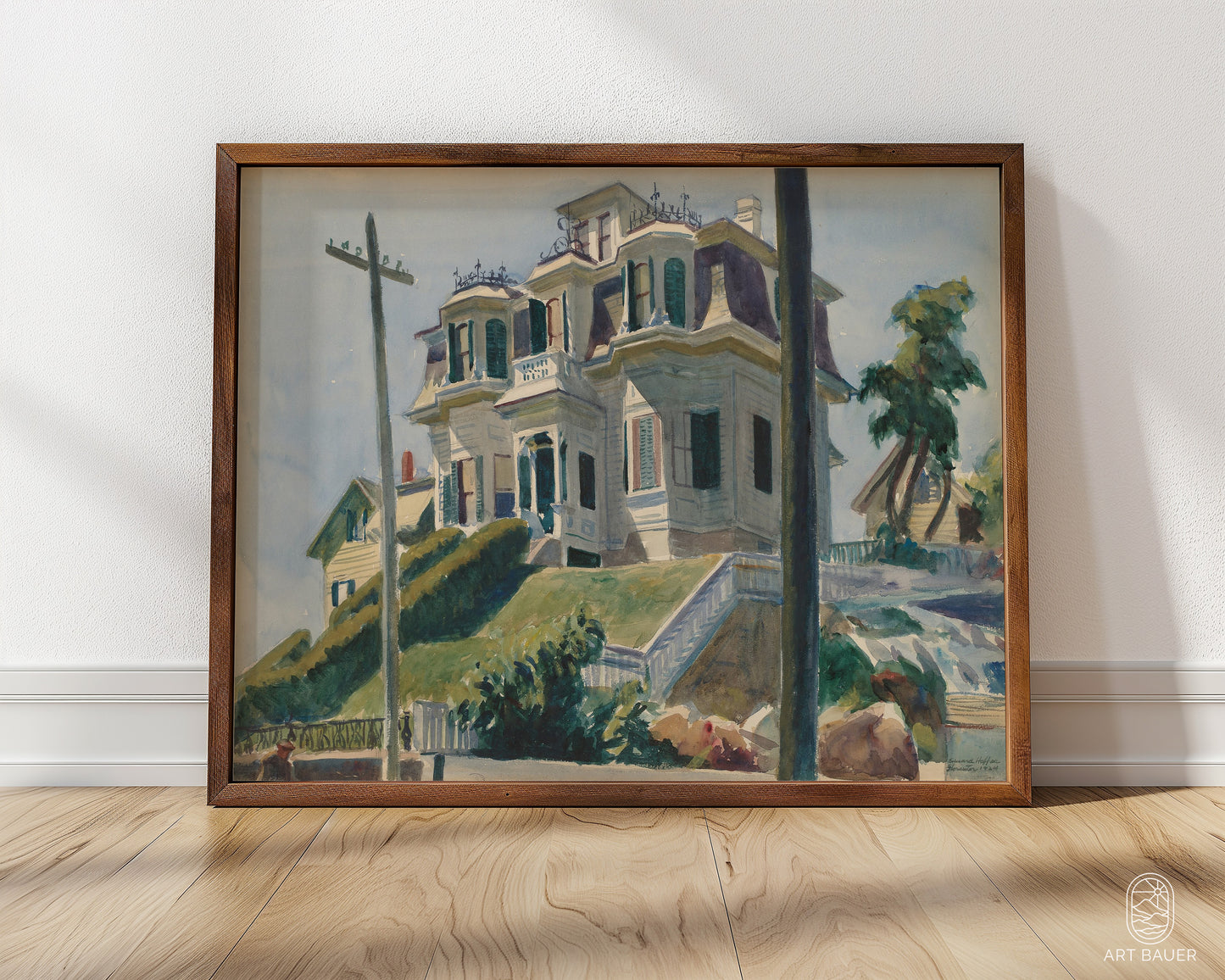 Haskell’s House | Framed Print | Edward Hopper, 1924