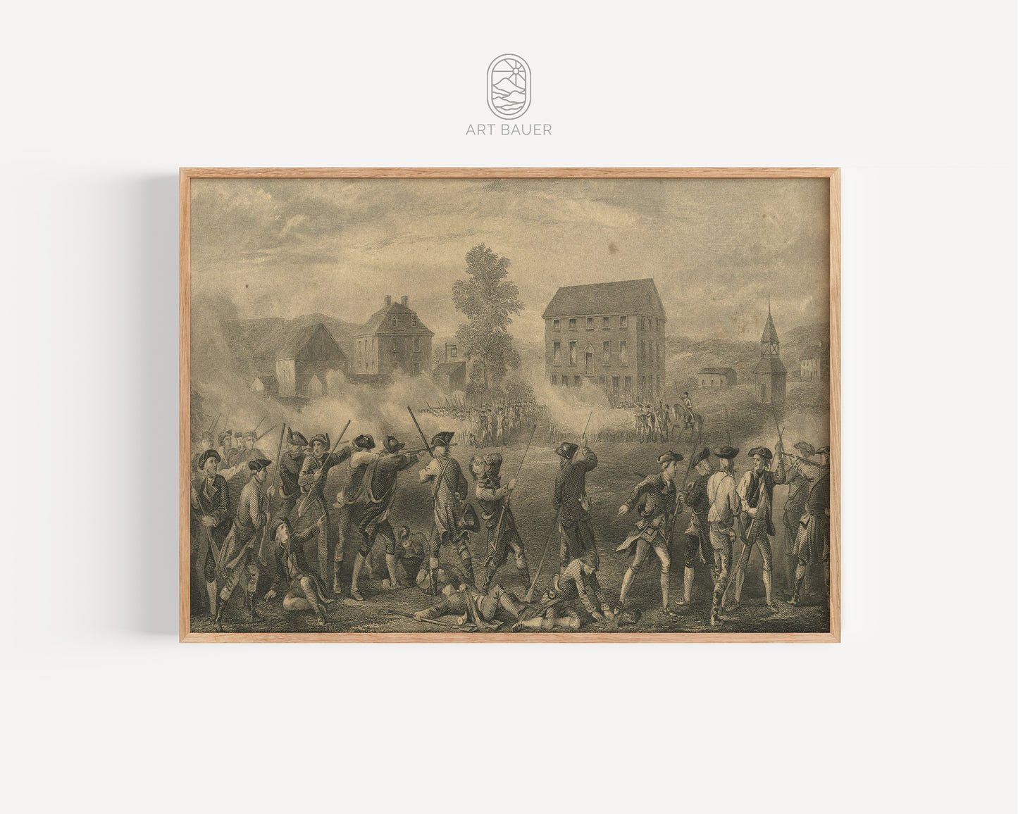 Battle of Lexington | Framed Print | John Daniels, 1903