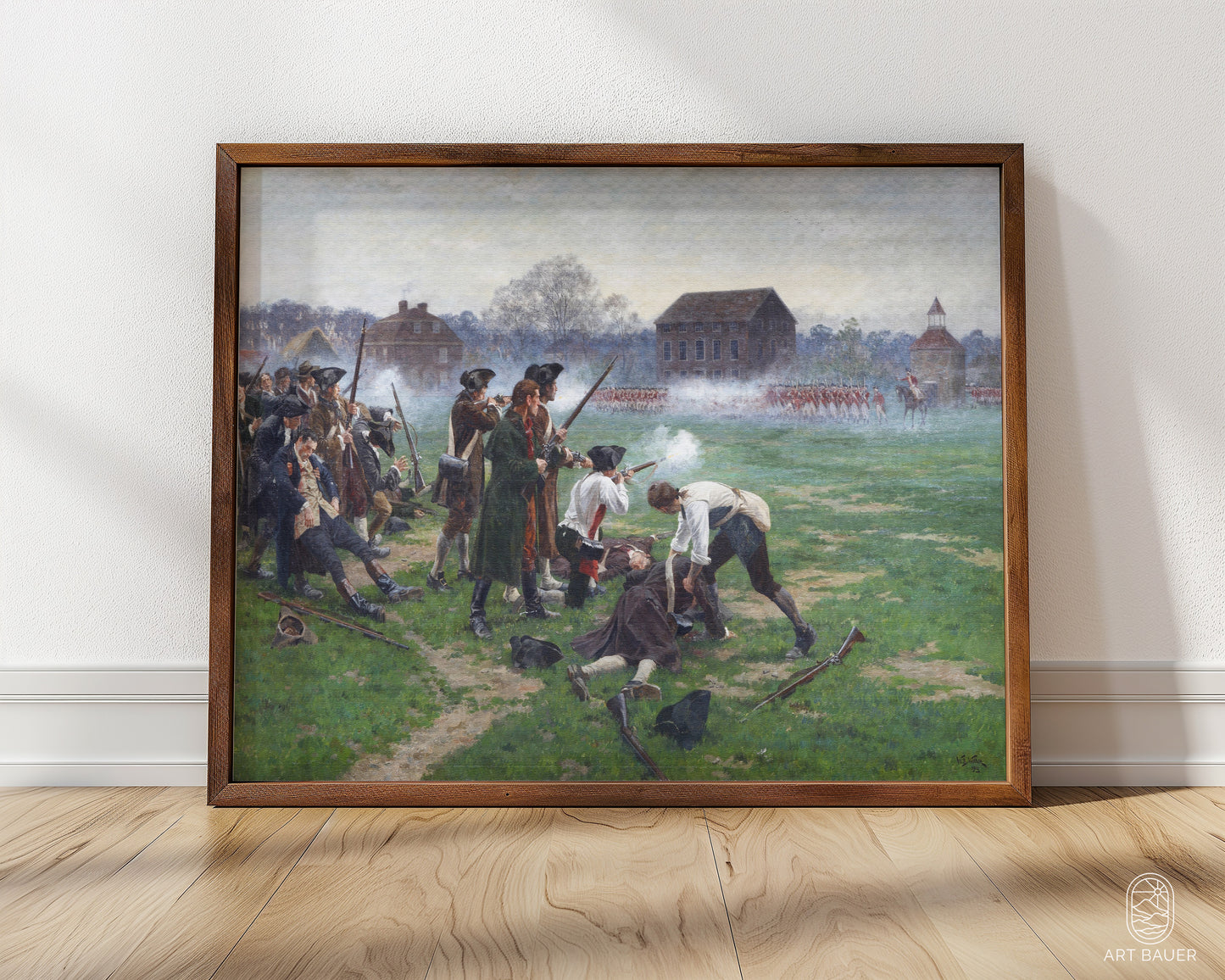 Battle of Lexington | Framed Print | William Wollen, 1910