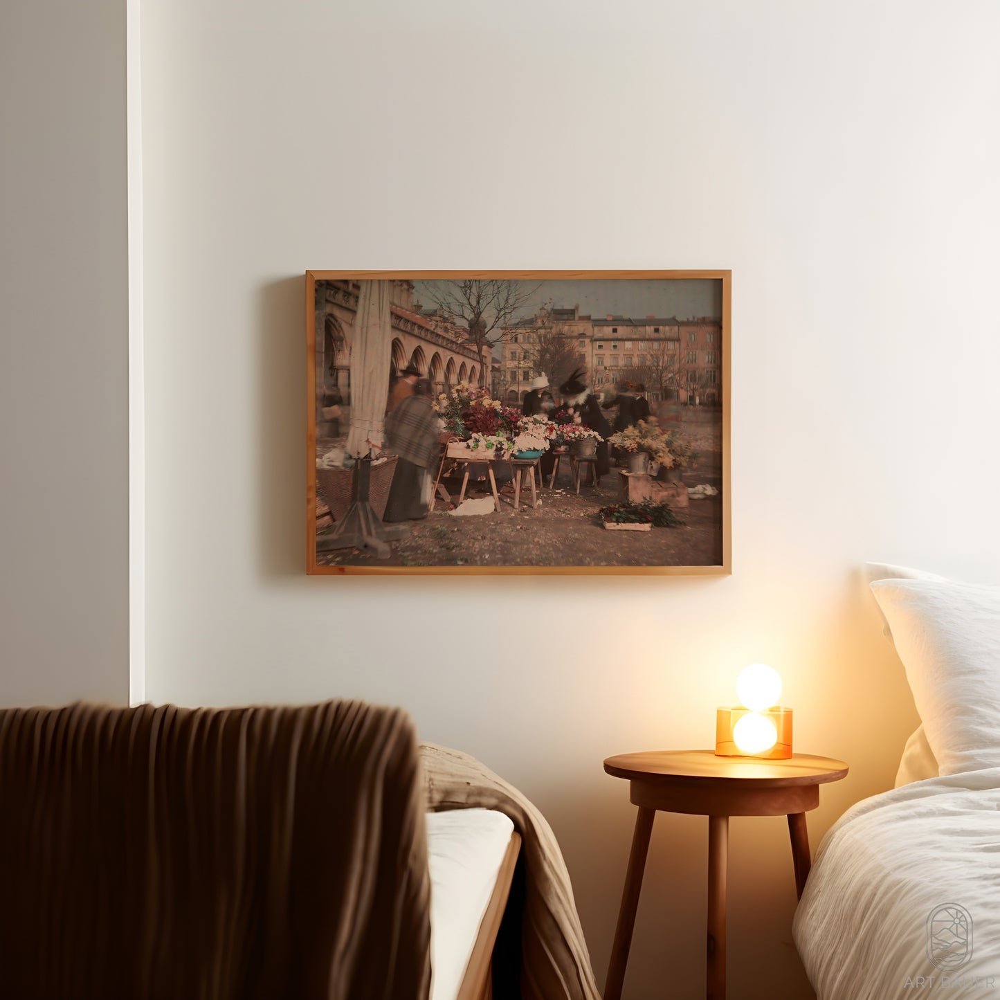 Market Square in Krakow, Poland | Framed Vintage Photo Print, 1915