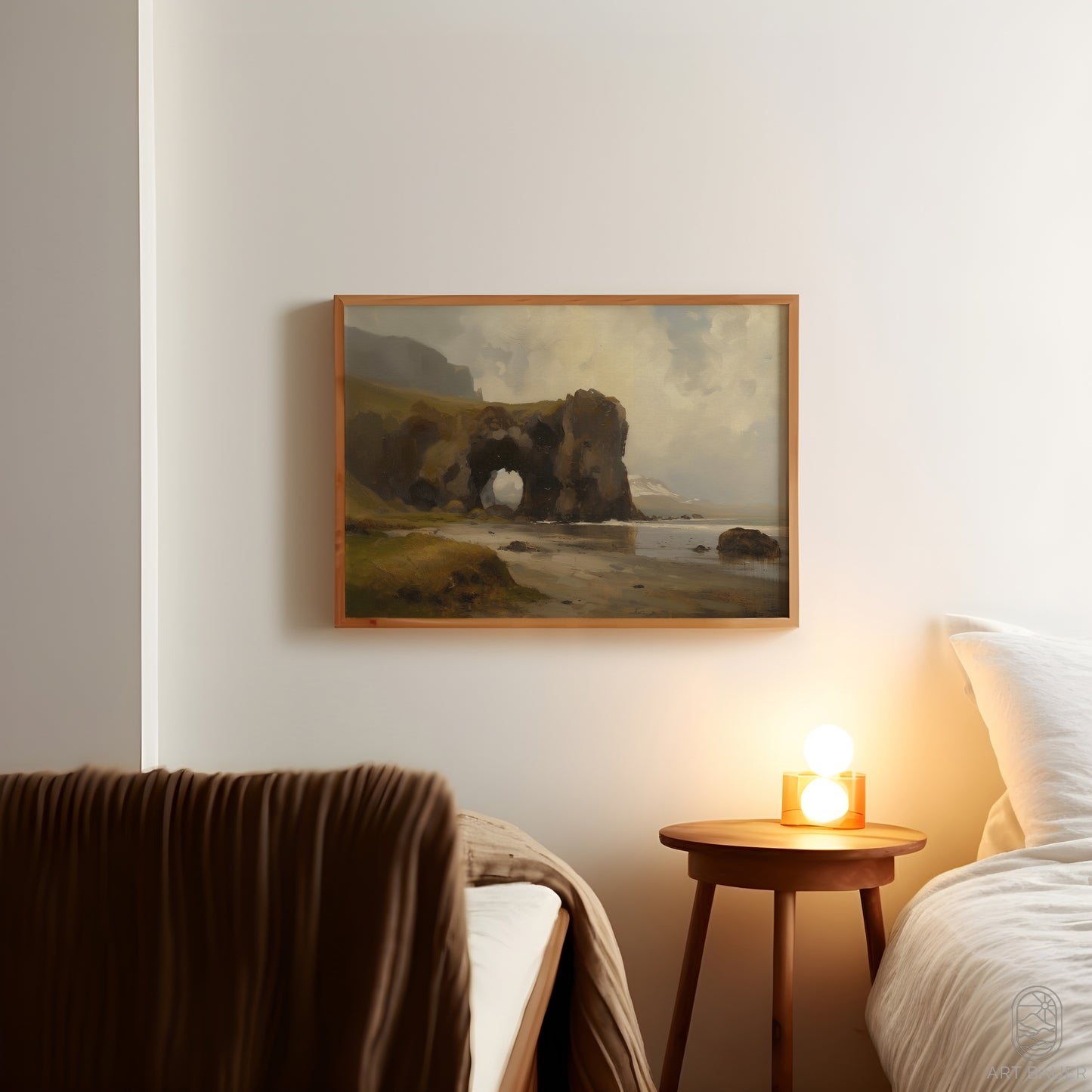 Icelandic Coastline | Framed Print | Ingall Nocturne, 2024