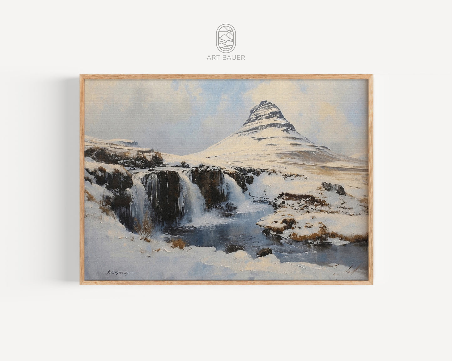 Icelandic Winter | Framed Print | Ingall Nocturne, 2024