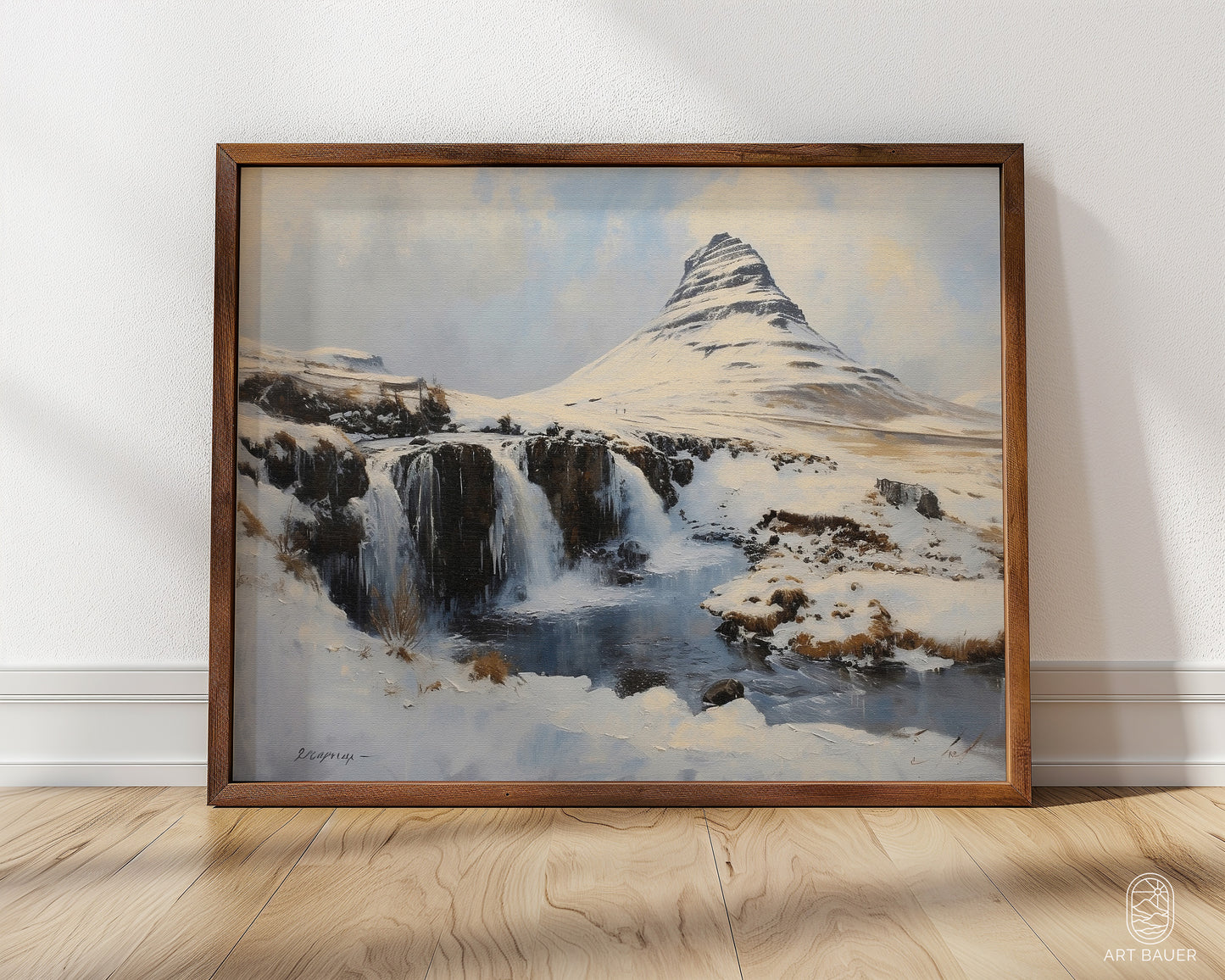 Icelandic Winter | Framed Print | Ingall Nocturne, 2024